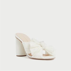 Penny Pearl Pleated Bow Heel by Loeffler Randall